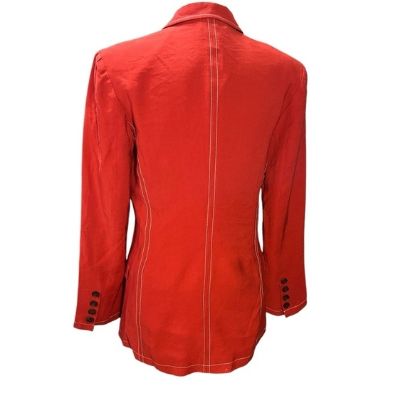 NWT Capulet Rust Orange Double Breasted Blazer Jacket Sz XS/P - Picture 5 of 13